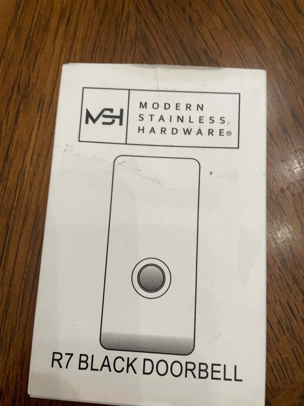 MSH Modern Stainless Hardware Model R7 Black Doorbells, R-Series Anodized Alumin - Picture 2 of 6